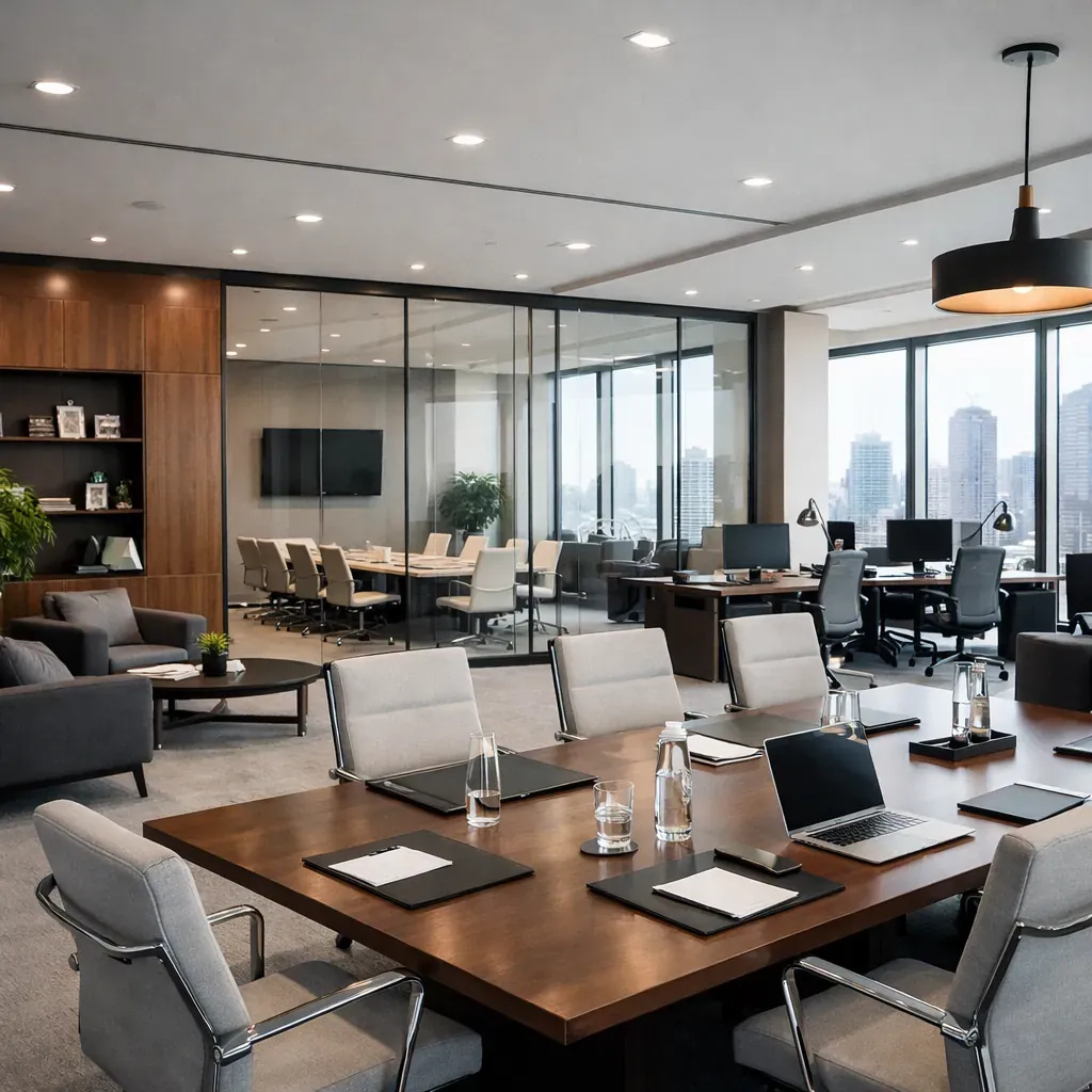 Modern corporate workspace