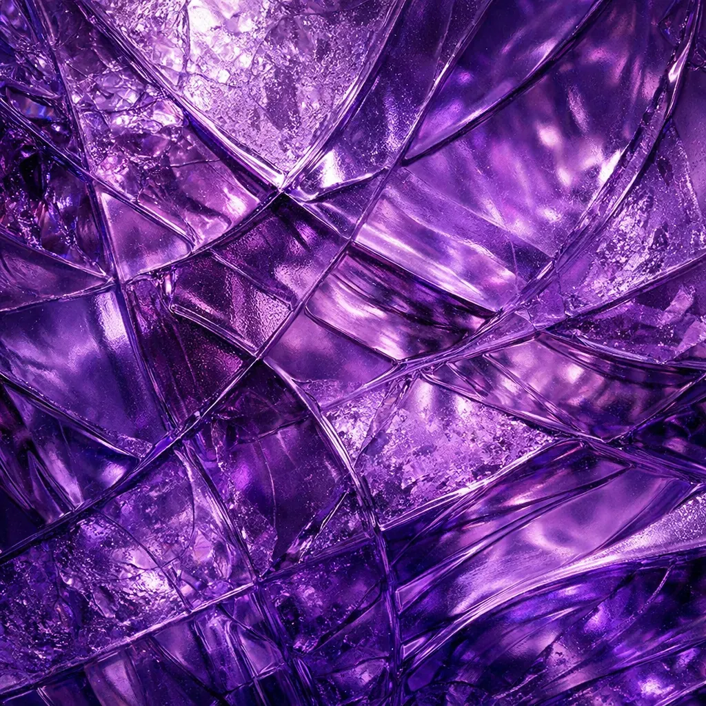 Abstract violet glass texture