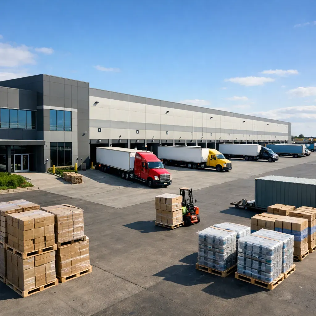 Industrial warehouse and logistics center