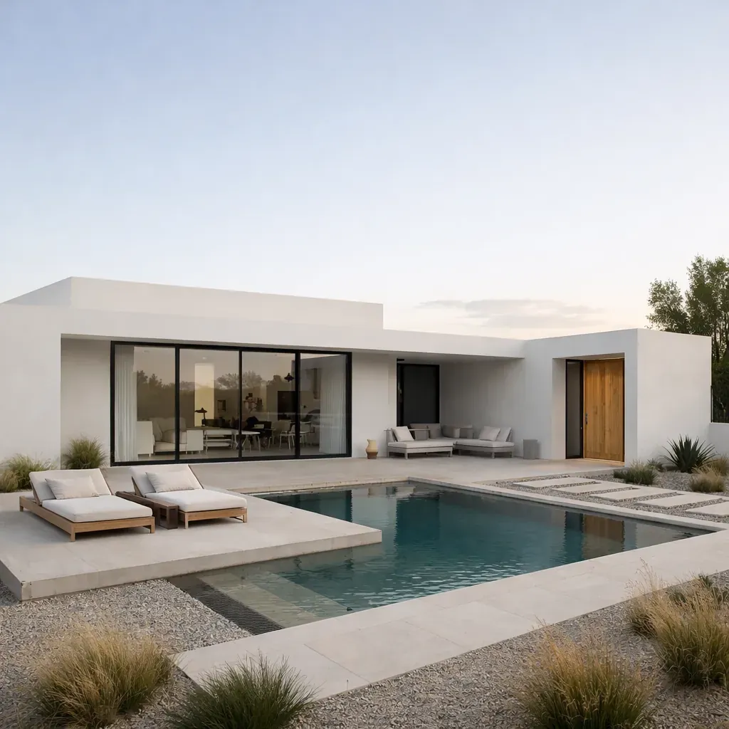 Minimalist property exterior