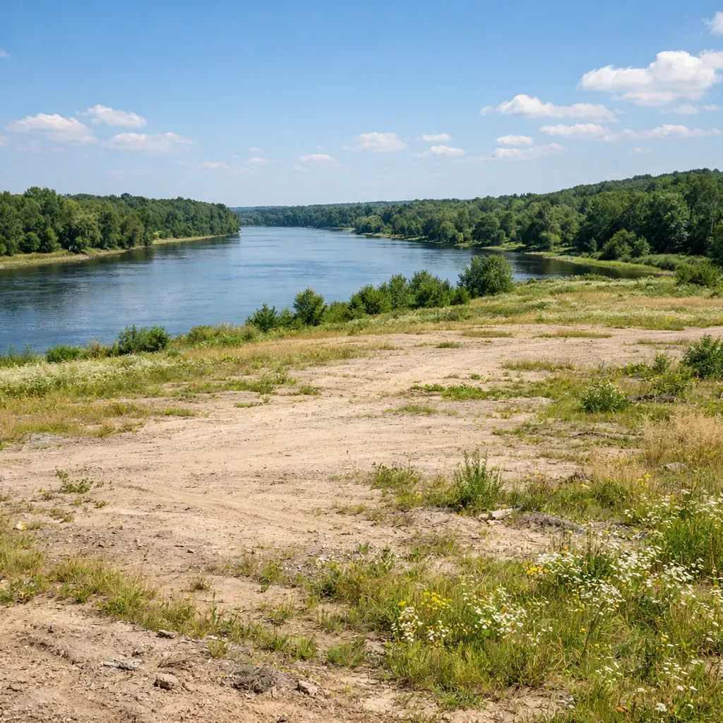 Undeveloped Land by River