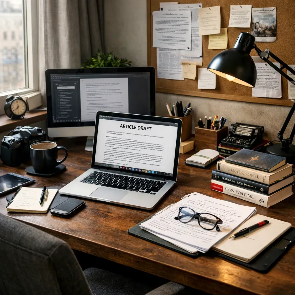 Modern workspace setup