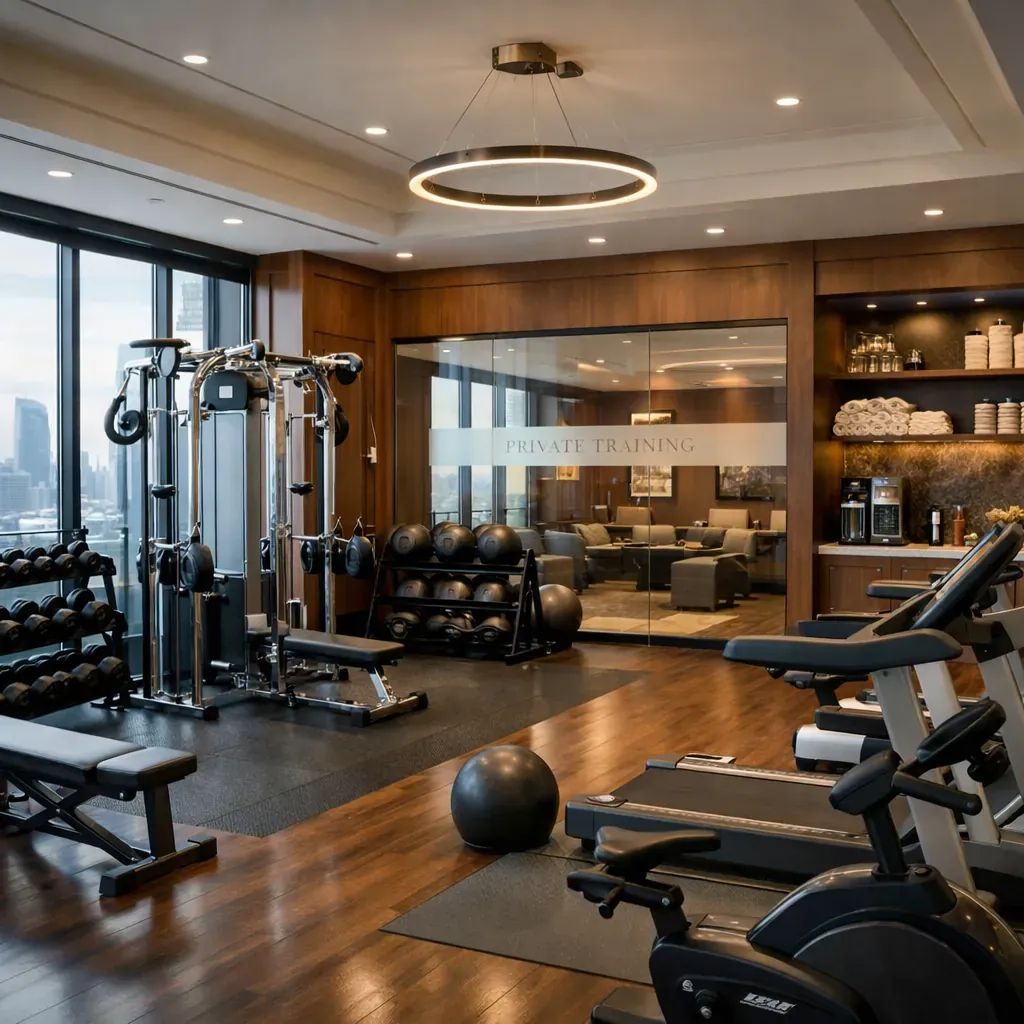 Executive fitness training facility