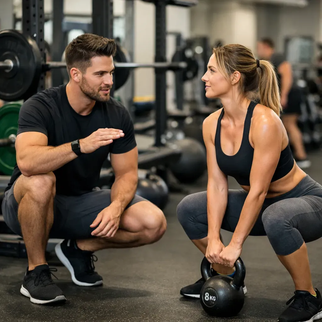 Fitness coaching session