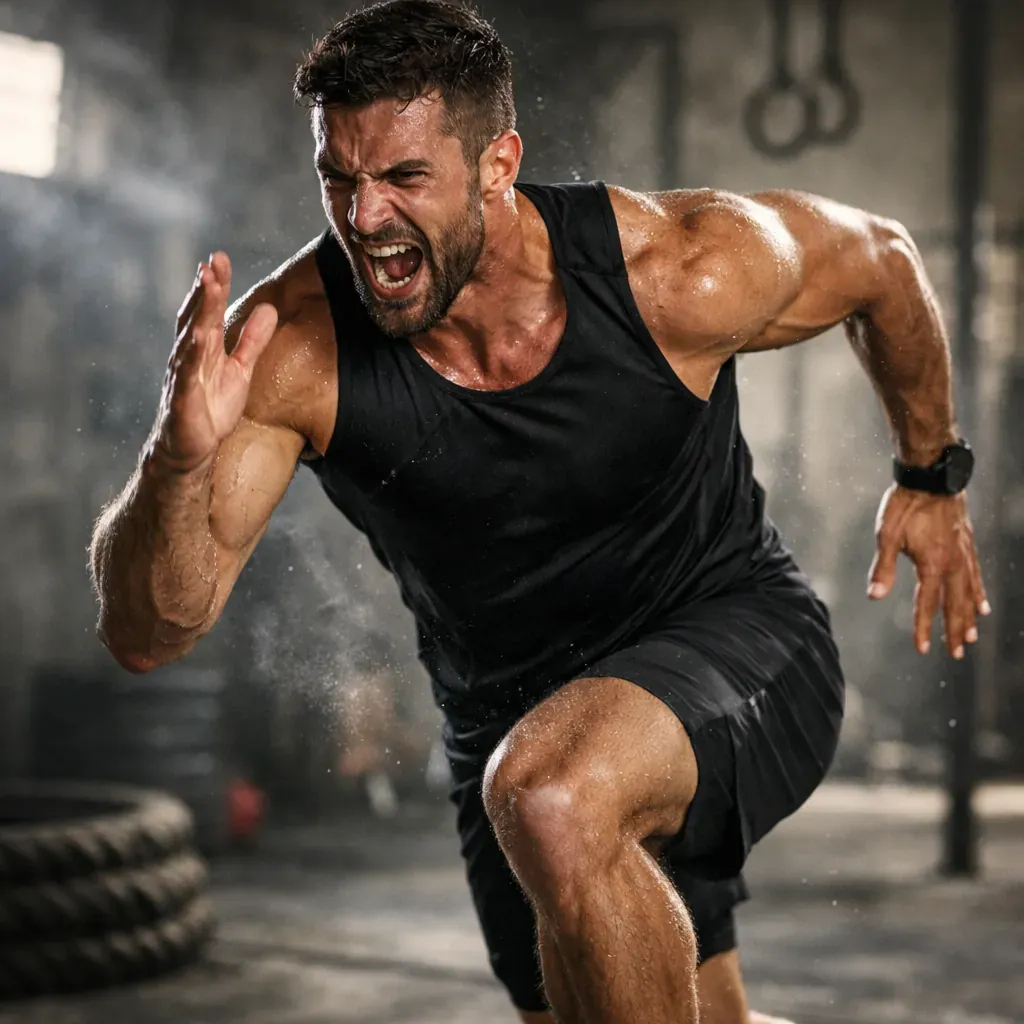 Intense gym environment action