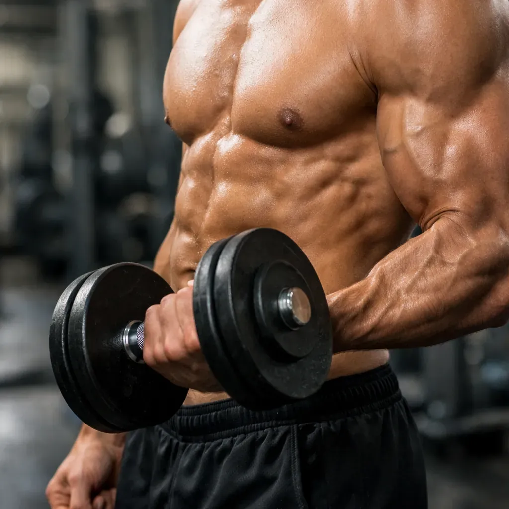 Kettlebell close up on gym floor