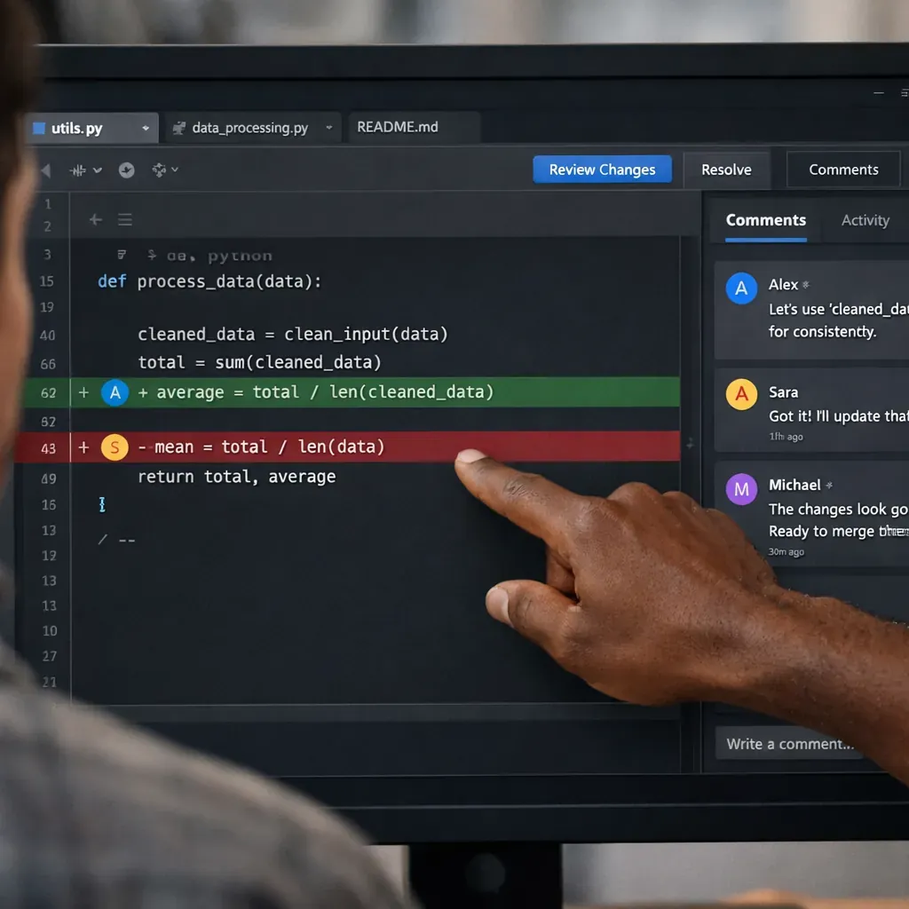 Code Collaboration Interface