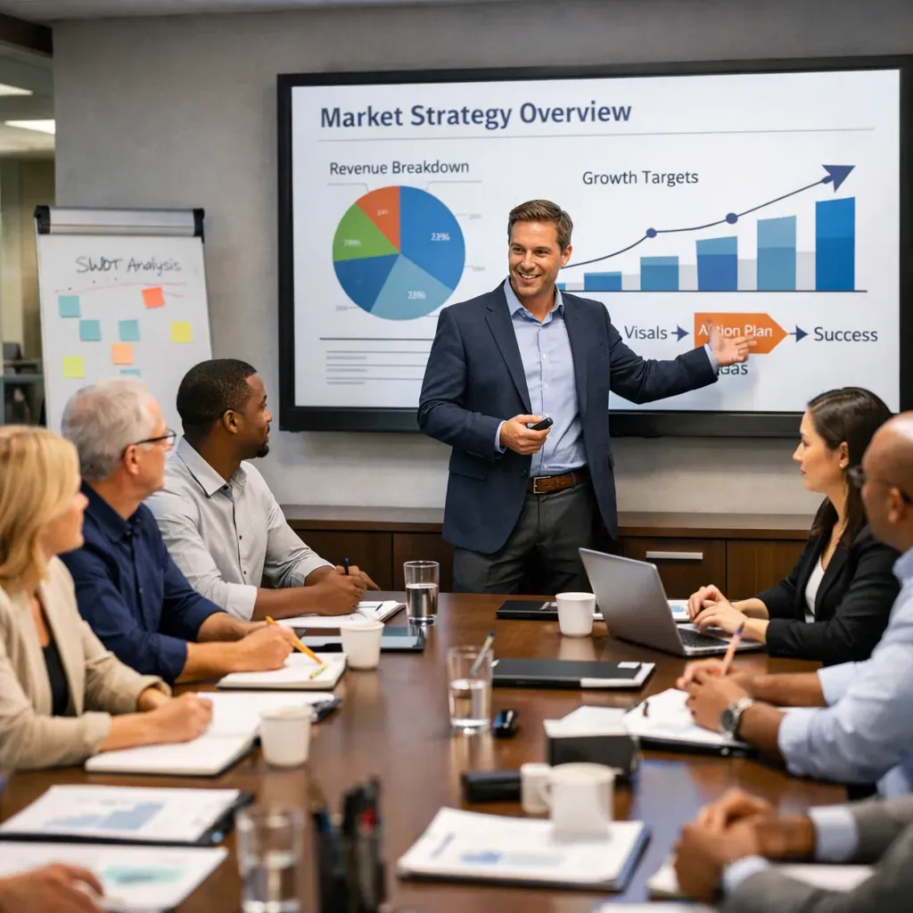 Corporate training and strategic meeting environment
