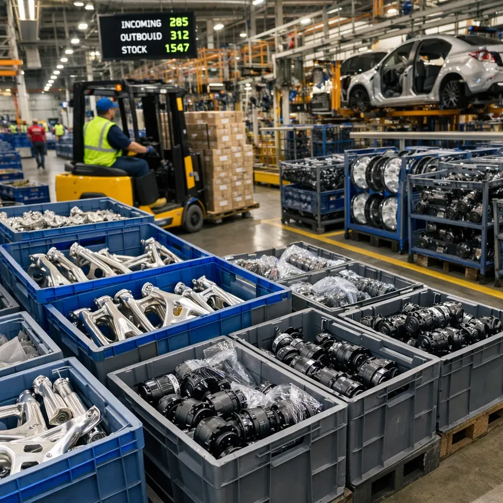 Automotive manufacturing parts logistics