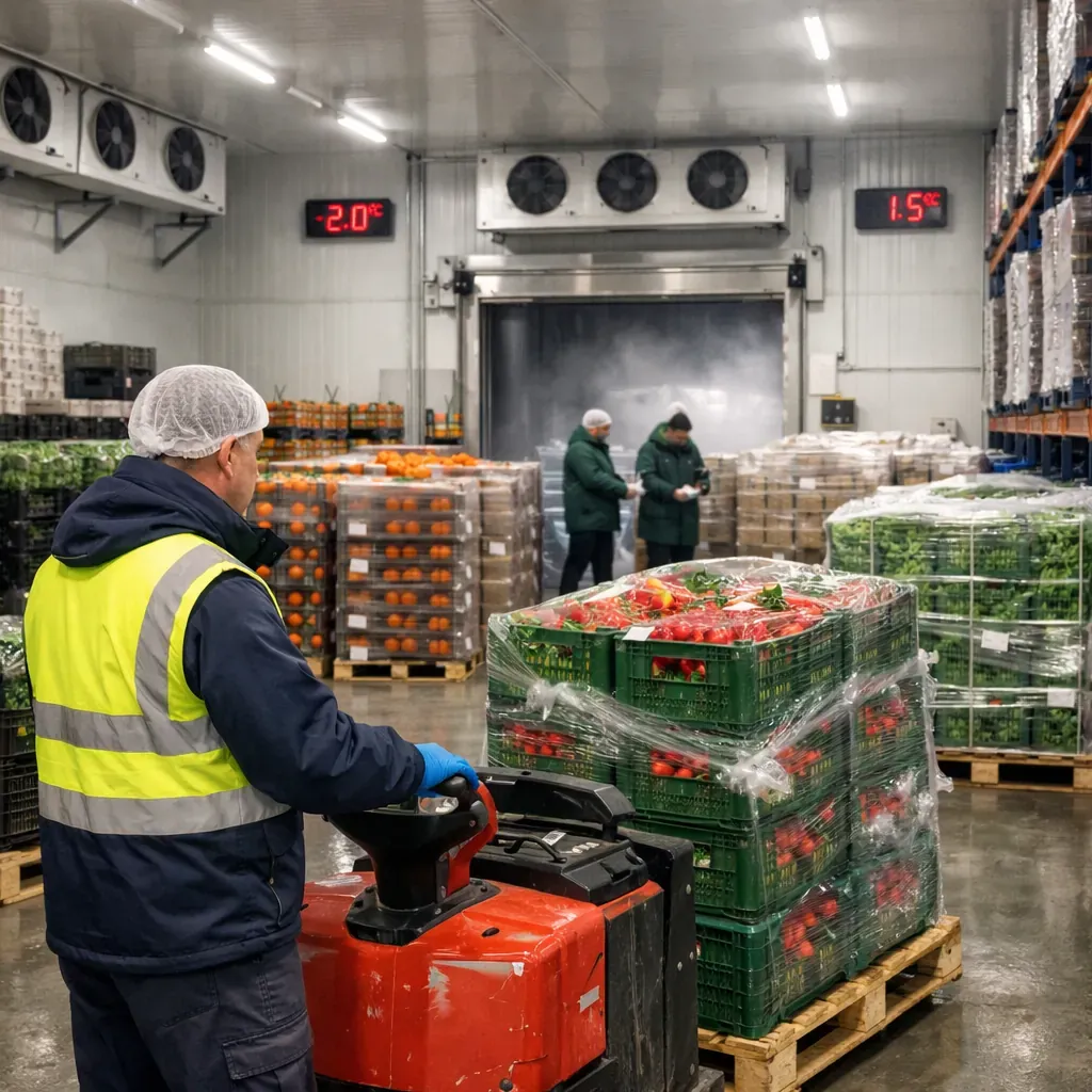 Cold storage agriculture supply chain