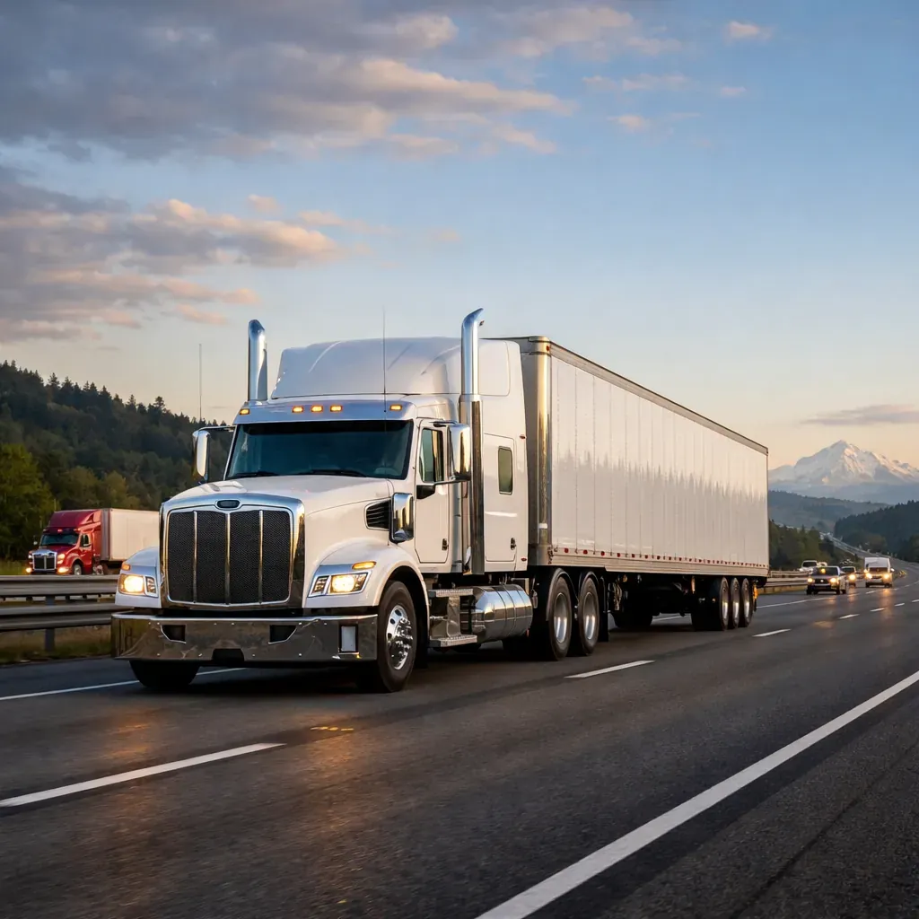 Highway truck transport