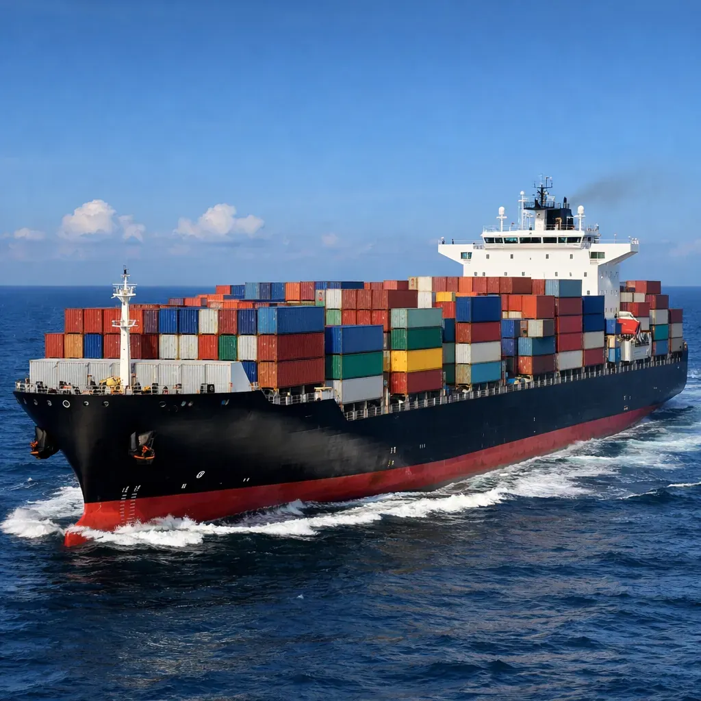 Generic transport vessel on the ocean