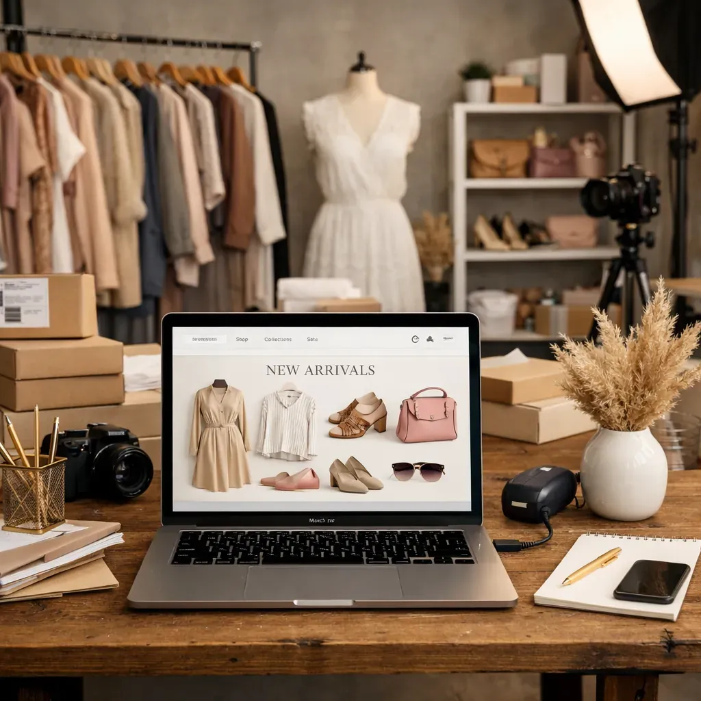 E-commerce store display