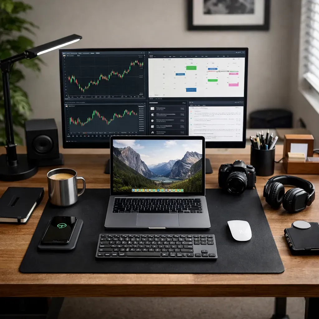 Professional workspace setup