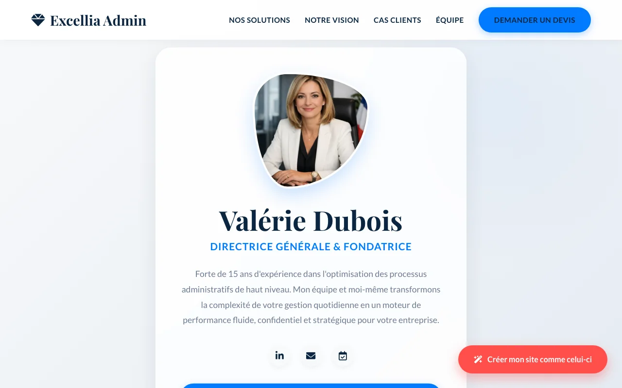 Site d'entreprise — Boutique