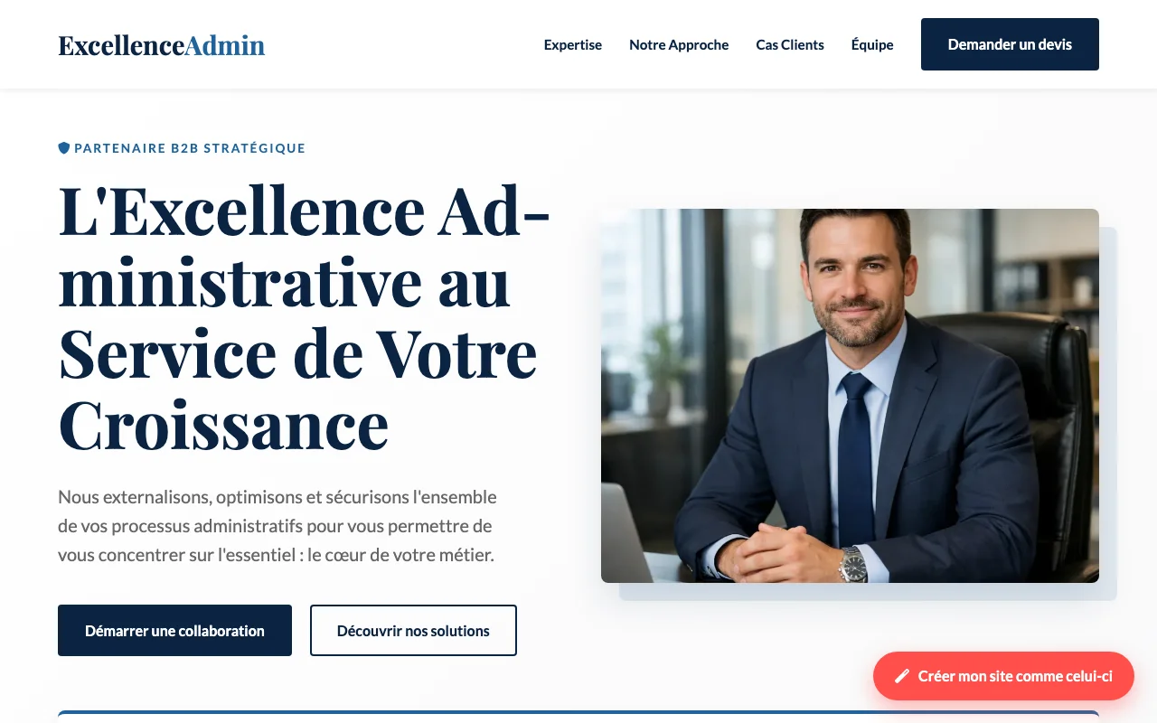 Site d'entreprise — Corporate