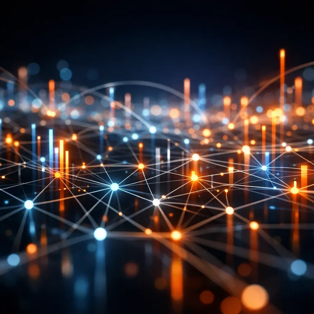 Abstract visualization of data networks