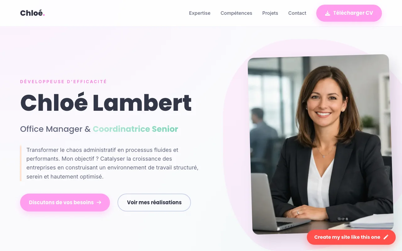 CV professionnel — Classique