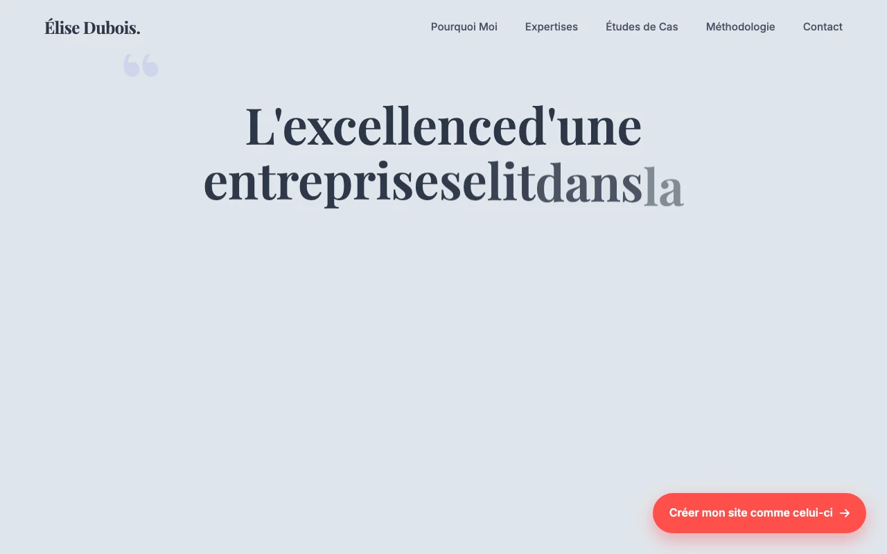 Services freelance — Manifeste