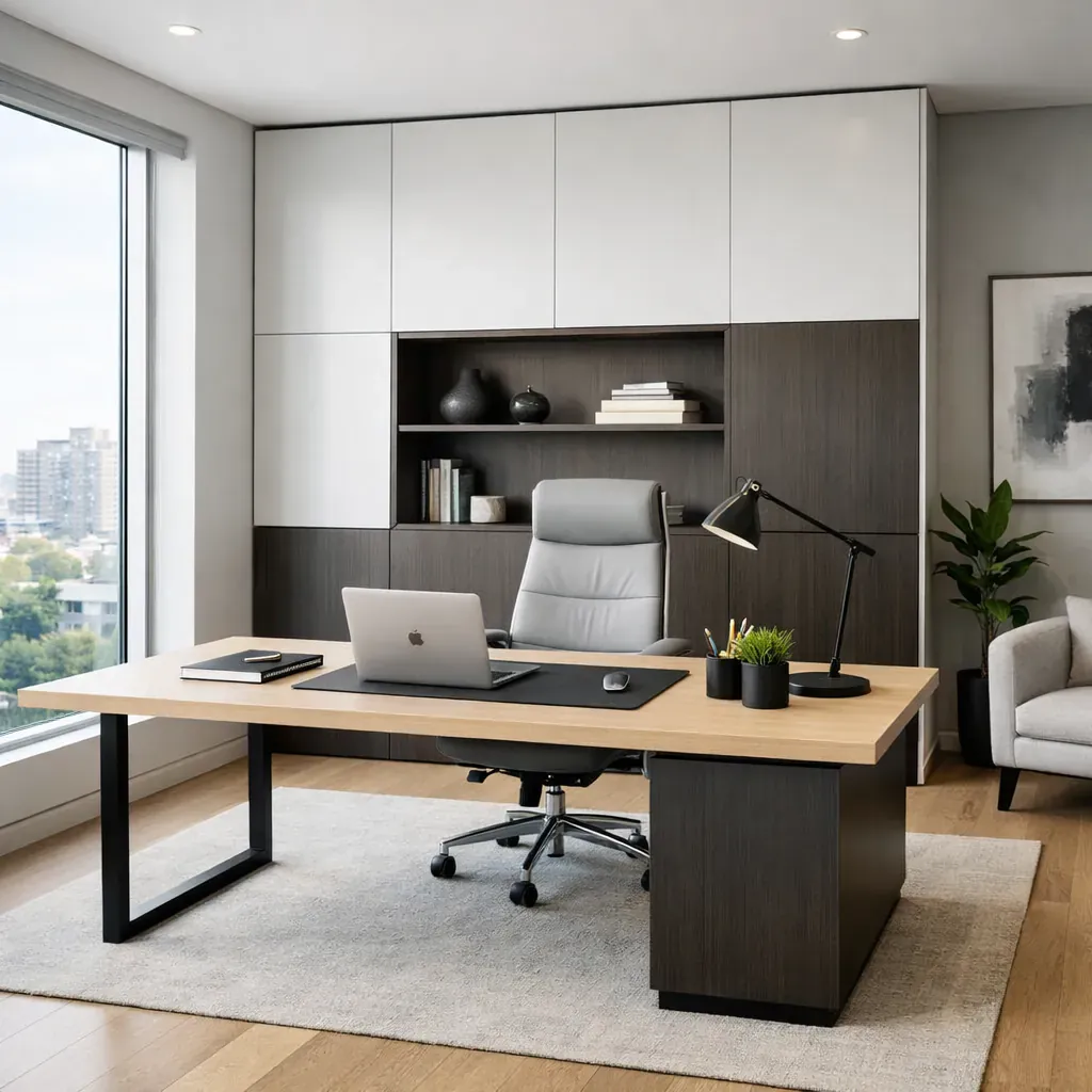 Bureau professionnel moderne et épuré