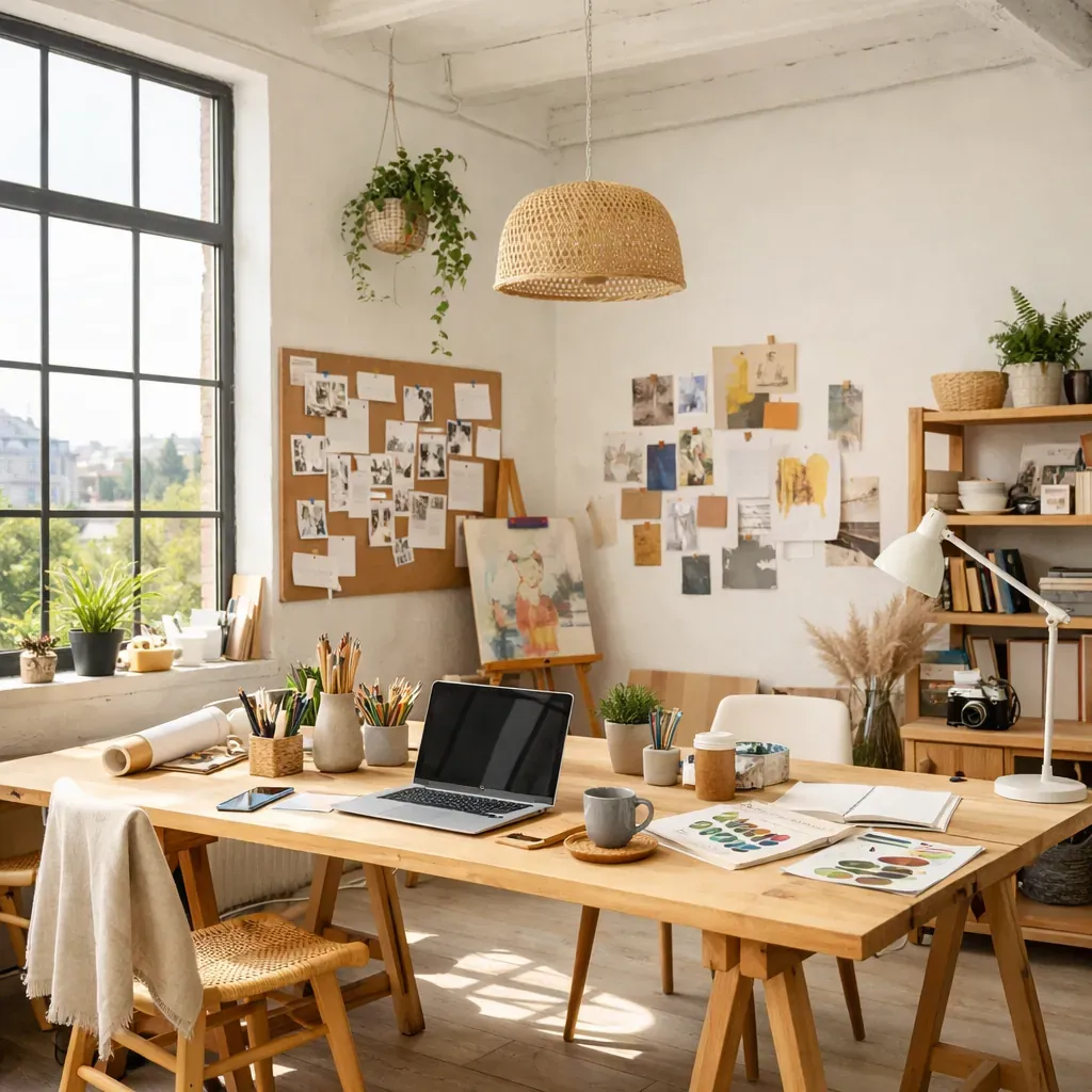 Plancher en bois dans un espace lumineux