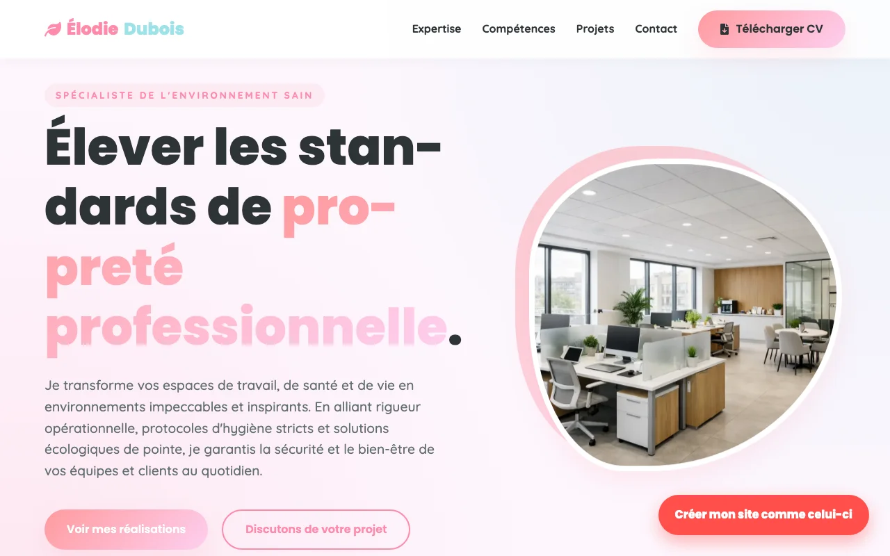 CV professionnel — Classique