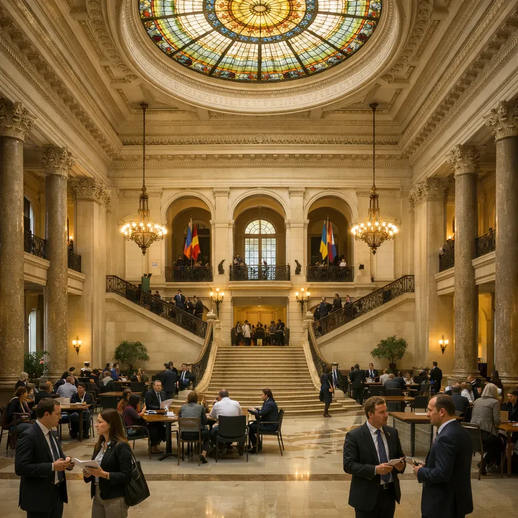 Grand hall universitaire ou commercial