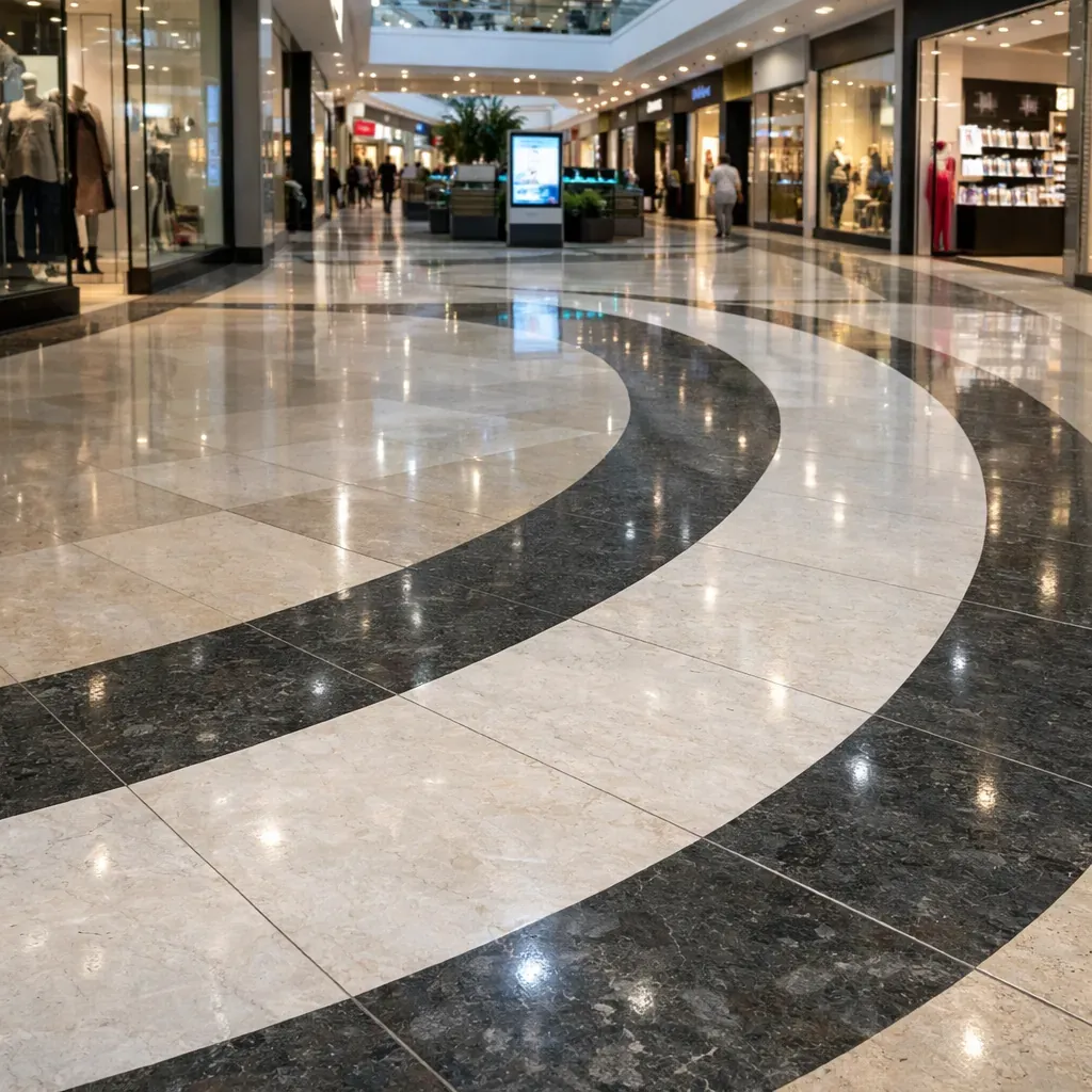 Sol de centre commercial
