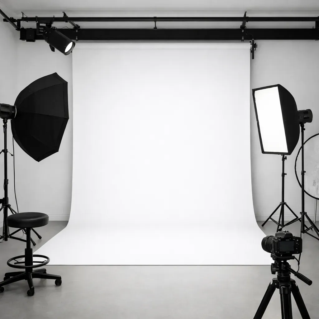 Studio photo minimaliste et propre