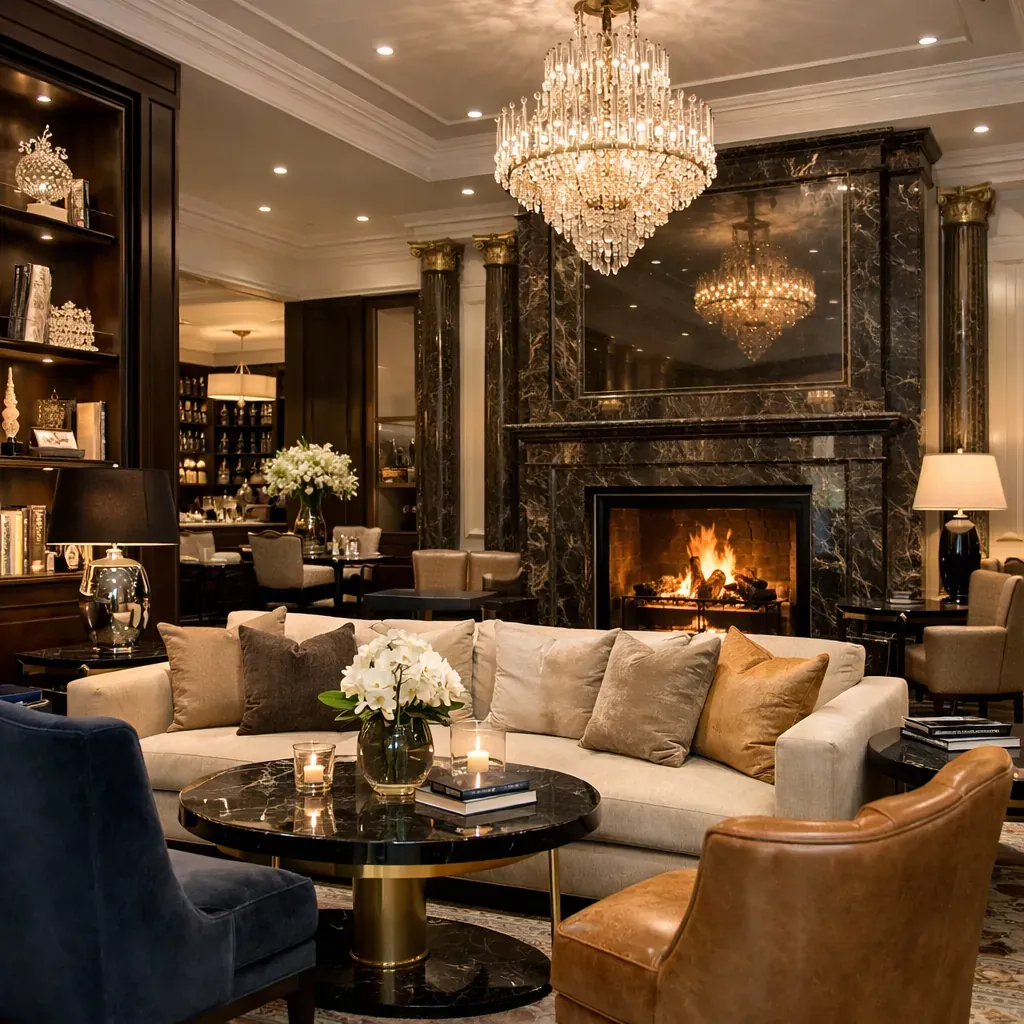 Espace luxueux entretenu