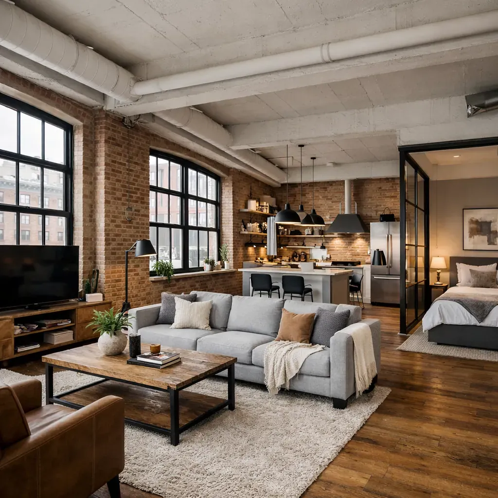Loft résidentiel propre