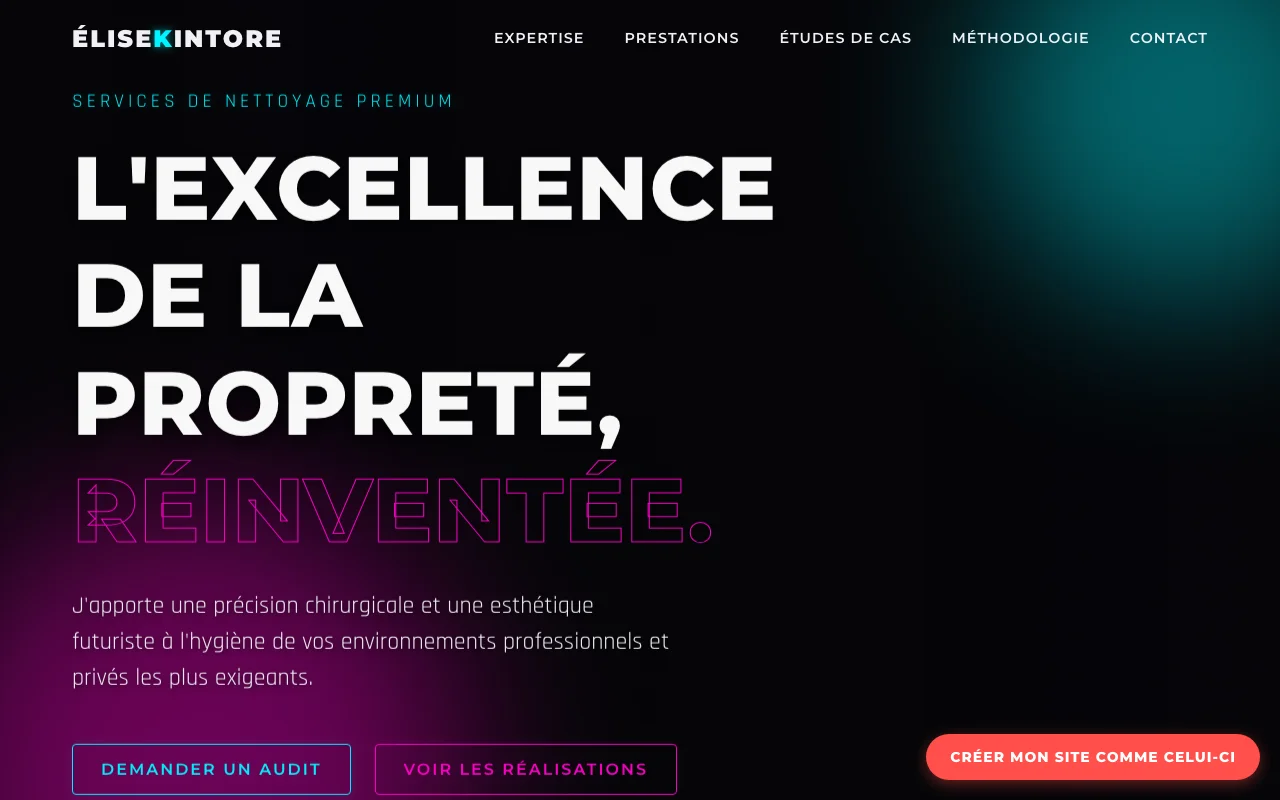 Services freelance — Cinématique