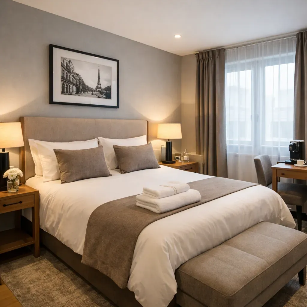 Chambre de location soignée