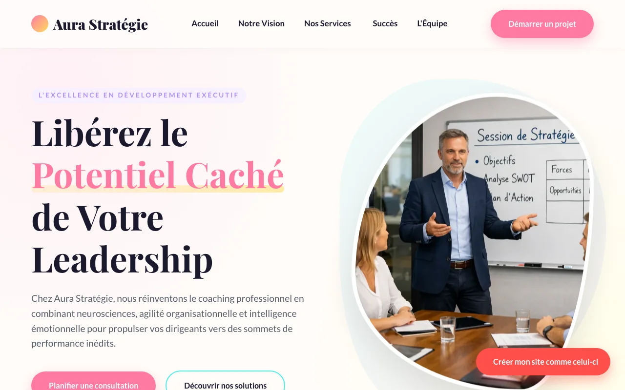 Site d'entreprise — Classique