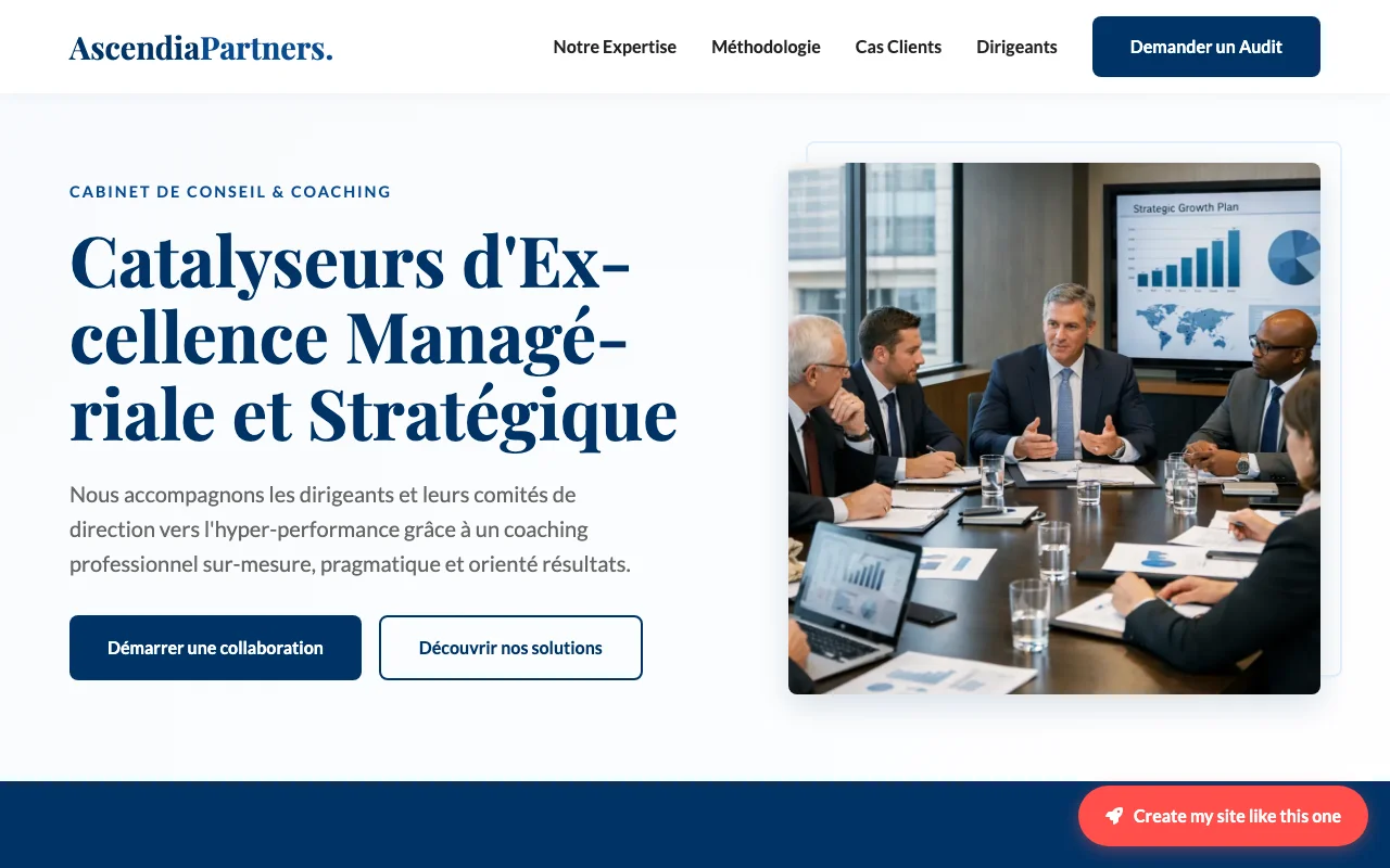 Site d'entreprise — Corporate