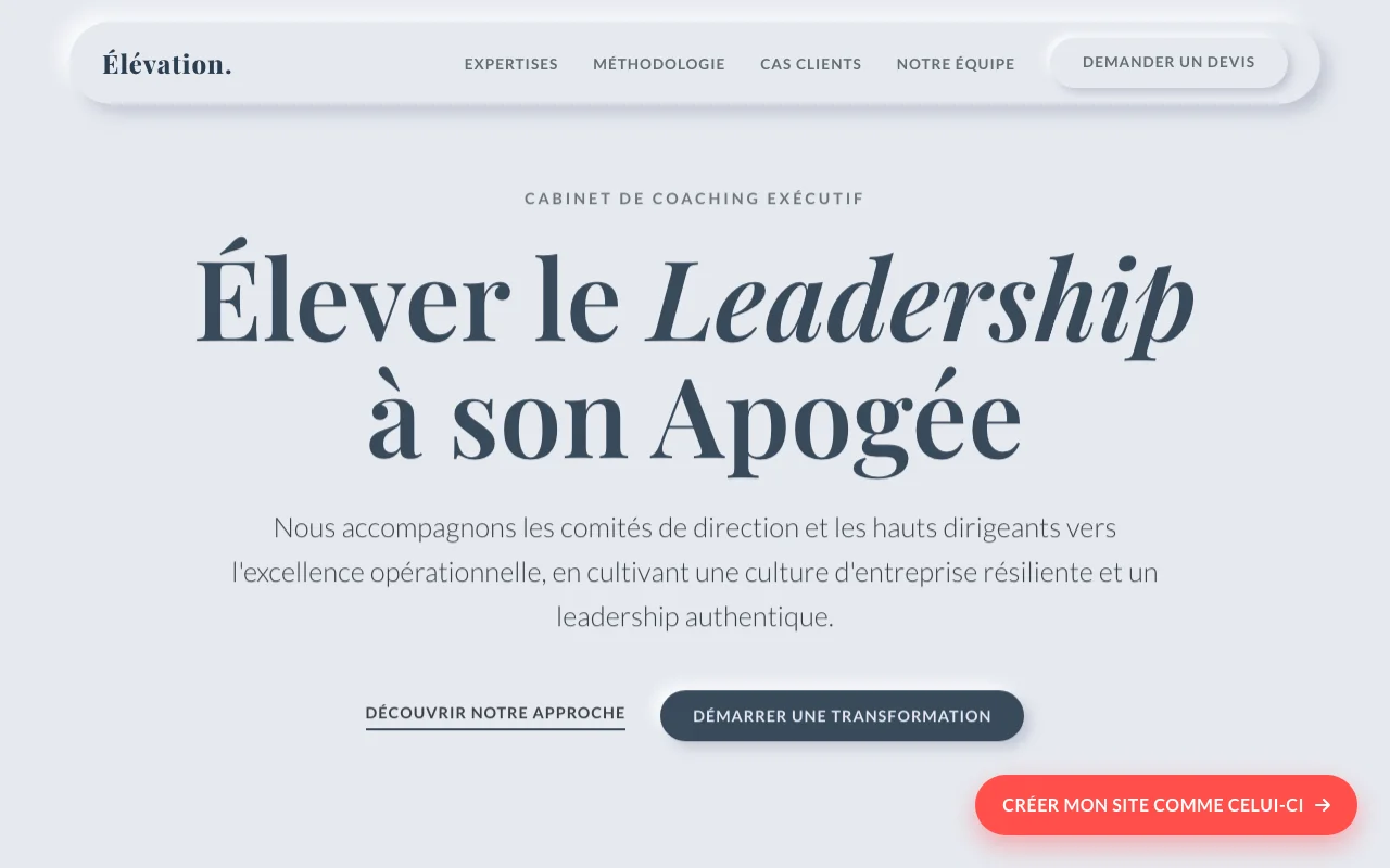 Site d'entreprise — Éditorial