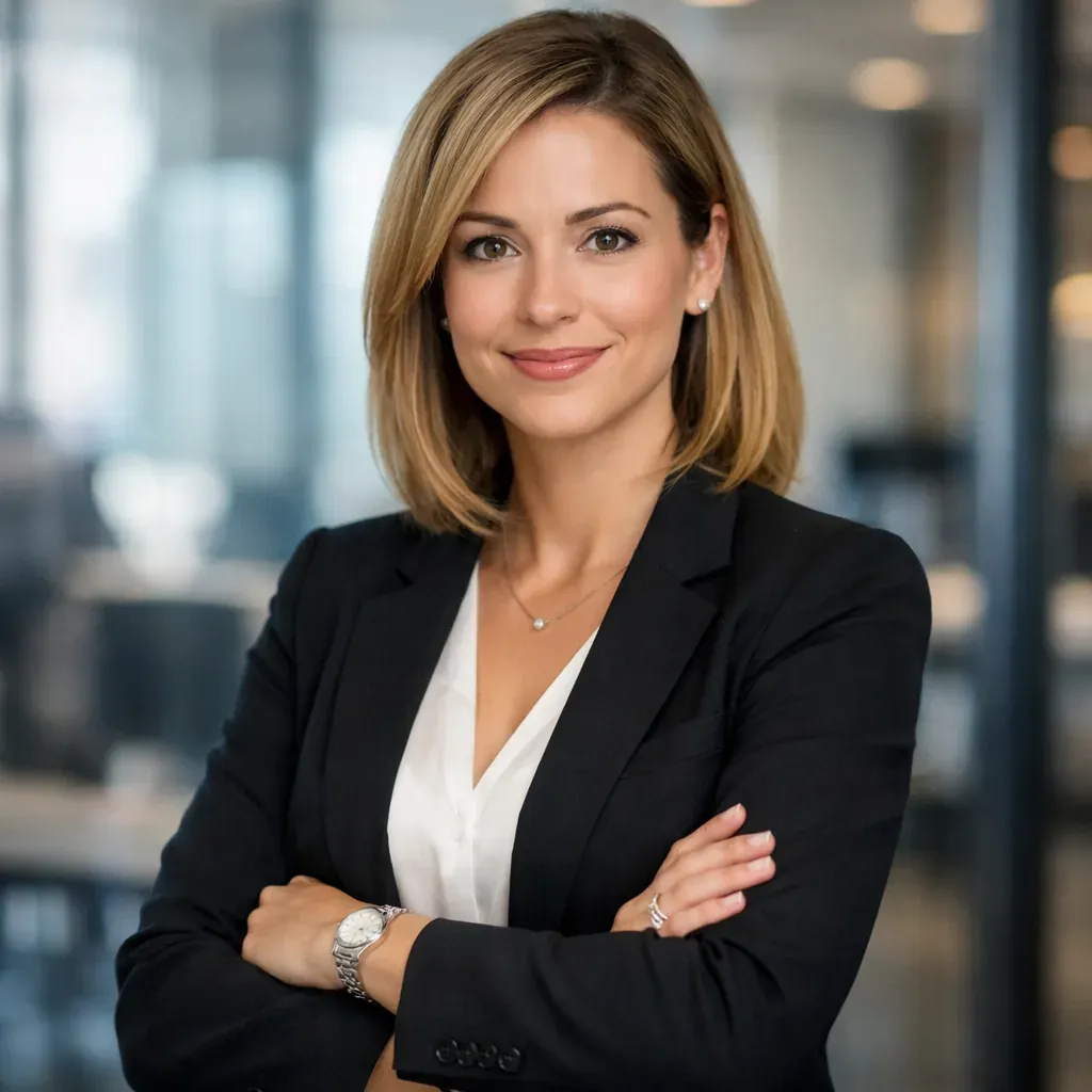 Portrait professionnel d'une consultante