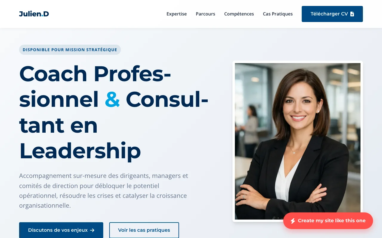CV professionnel — Corporate