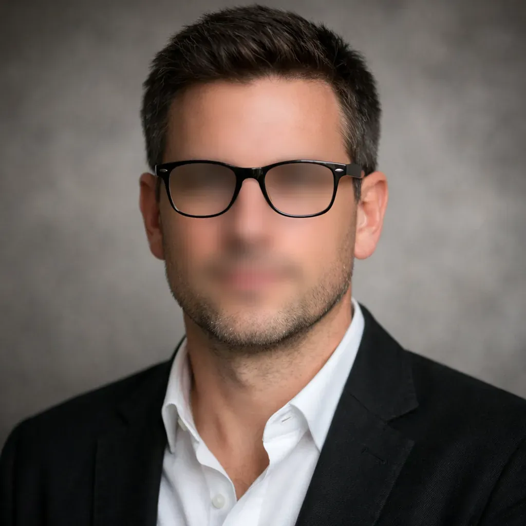 Portrait homme sérieux