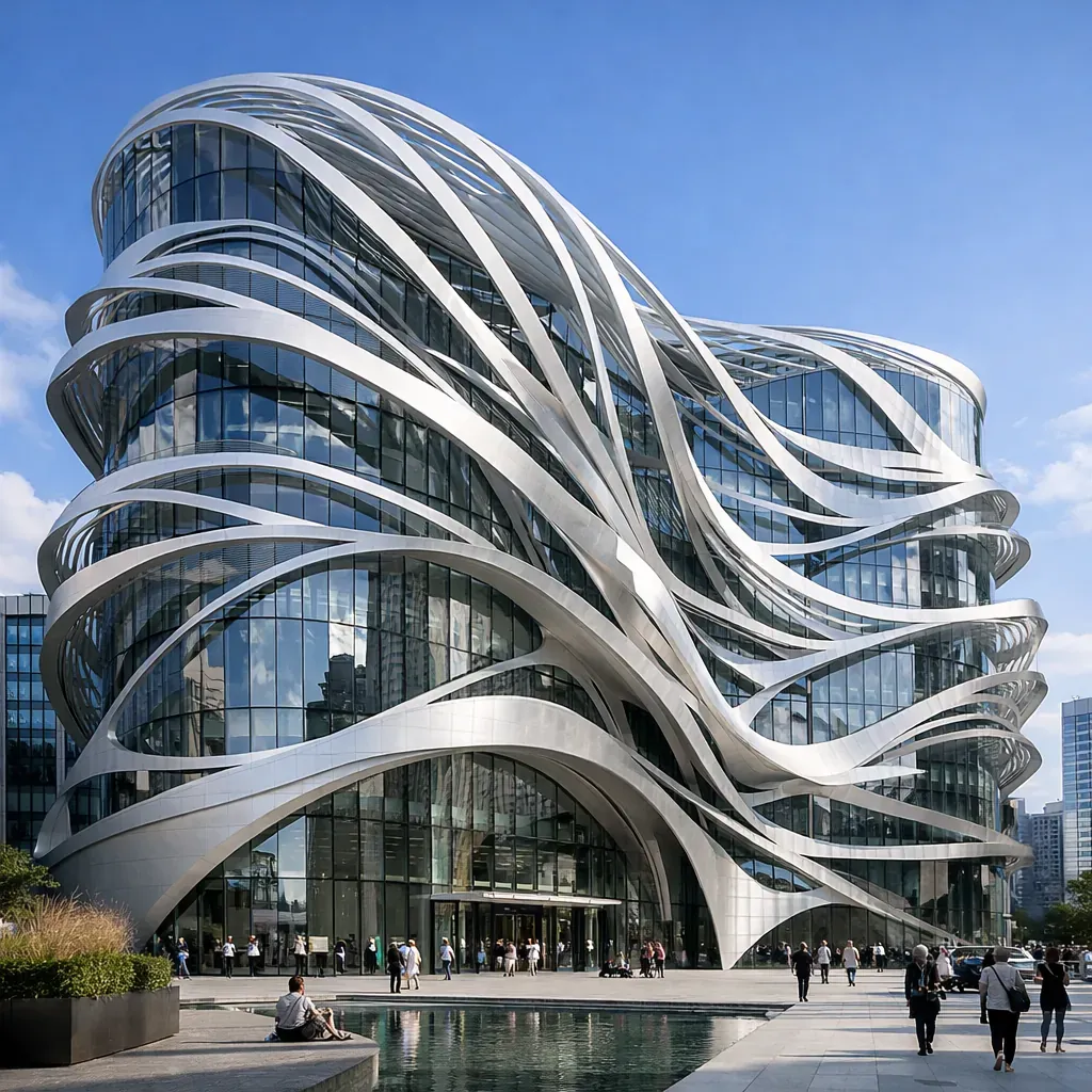 Bâtiment au design paramétrique
