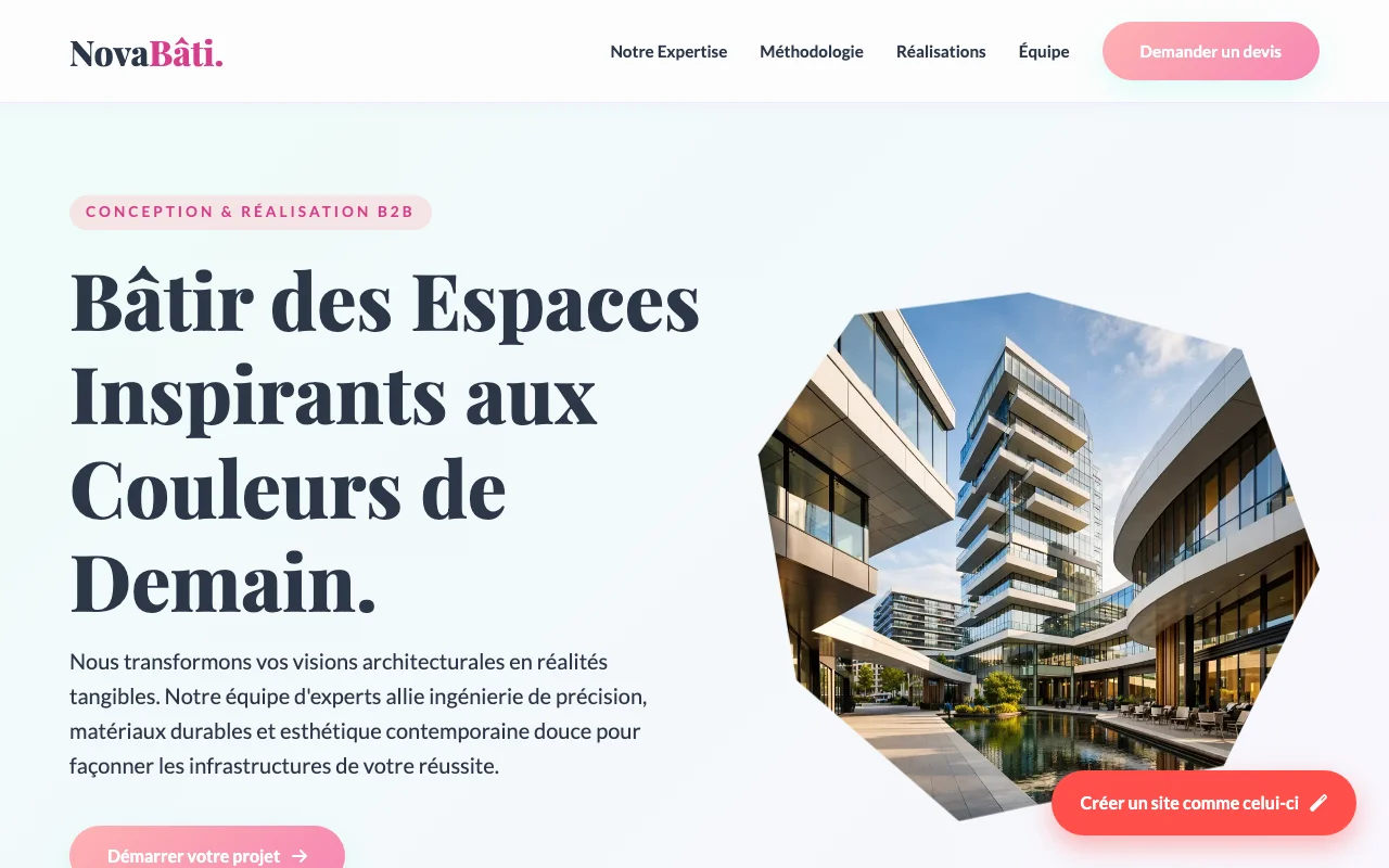 Site d'entreprise — Classique