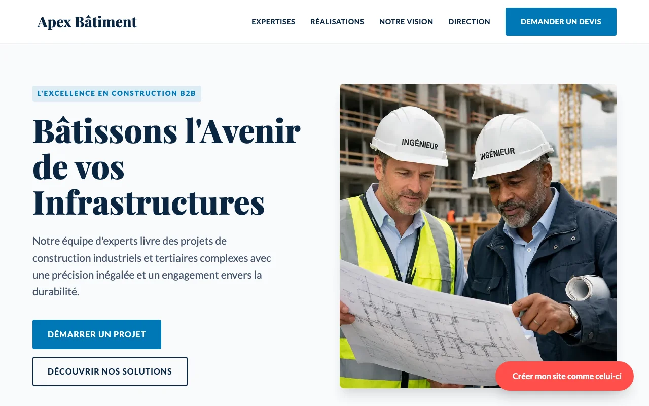 Site d'entreprise — Corporate