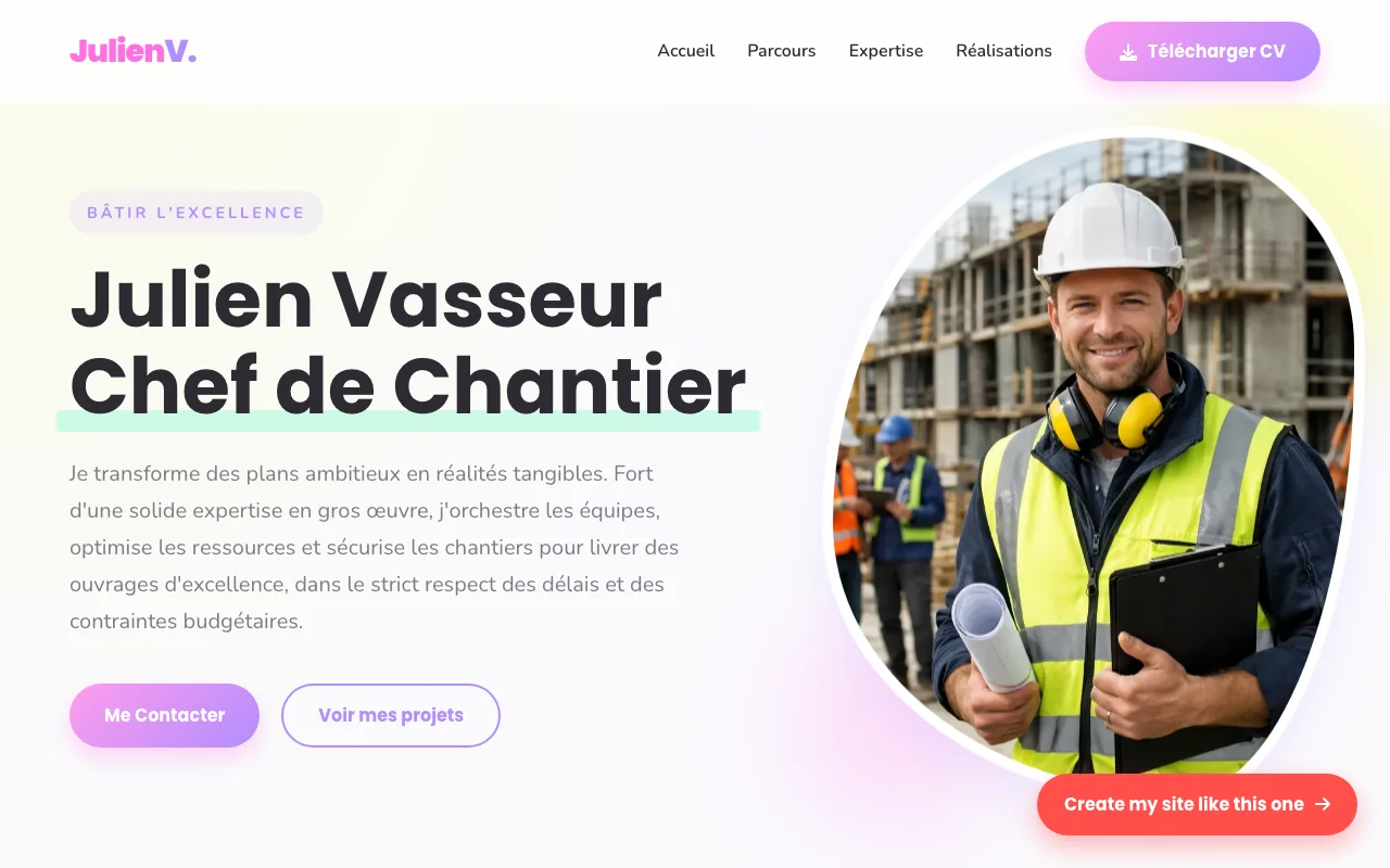 CV professionnel — Classique
