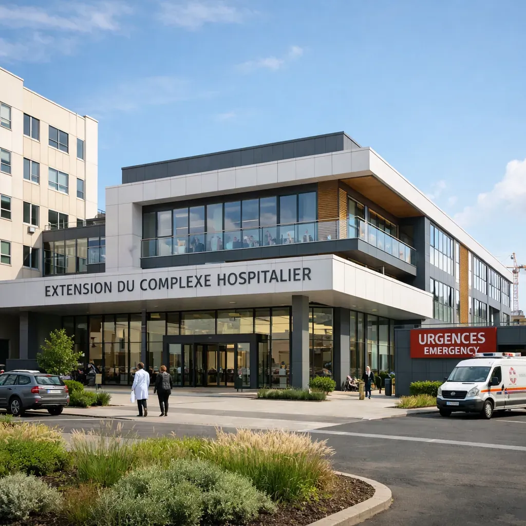 Extension d'un complexe hospitalier