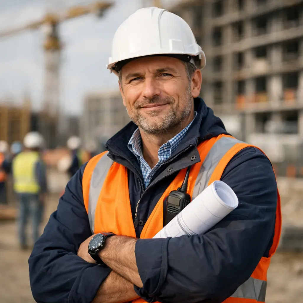 Portrait d'un chef de chantier