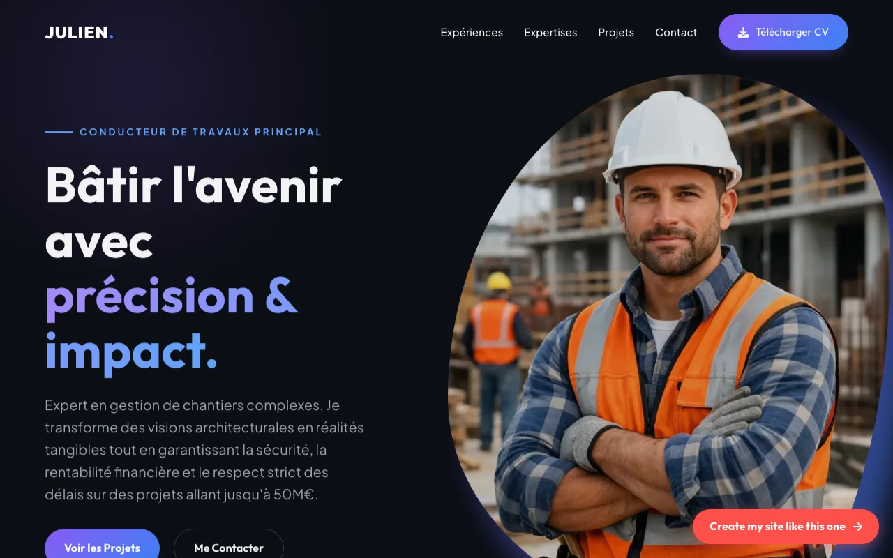 CV professionnel — Startup