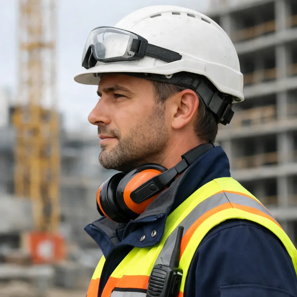 Portrait de profil professionnel BTP
