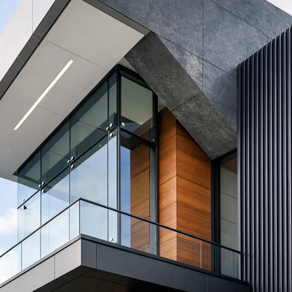 Détail architectural moderne