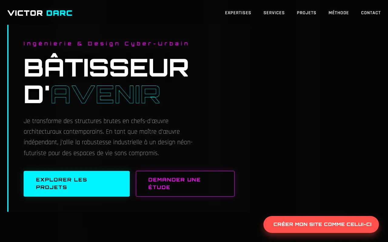 Services freelance — Cinématique