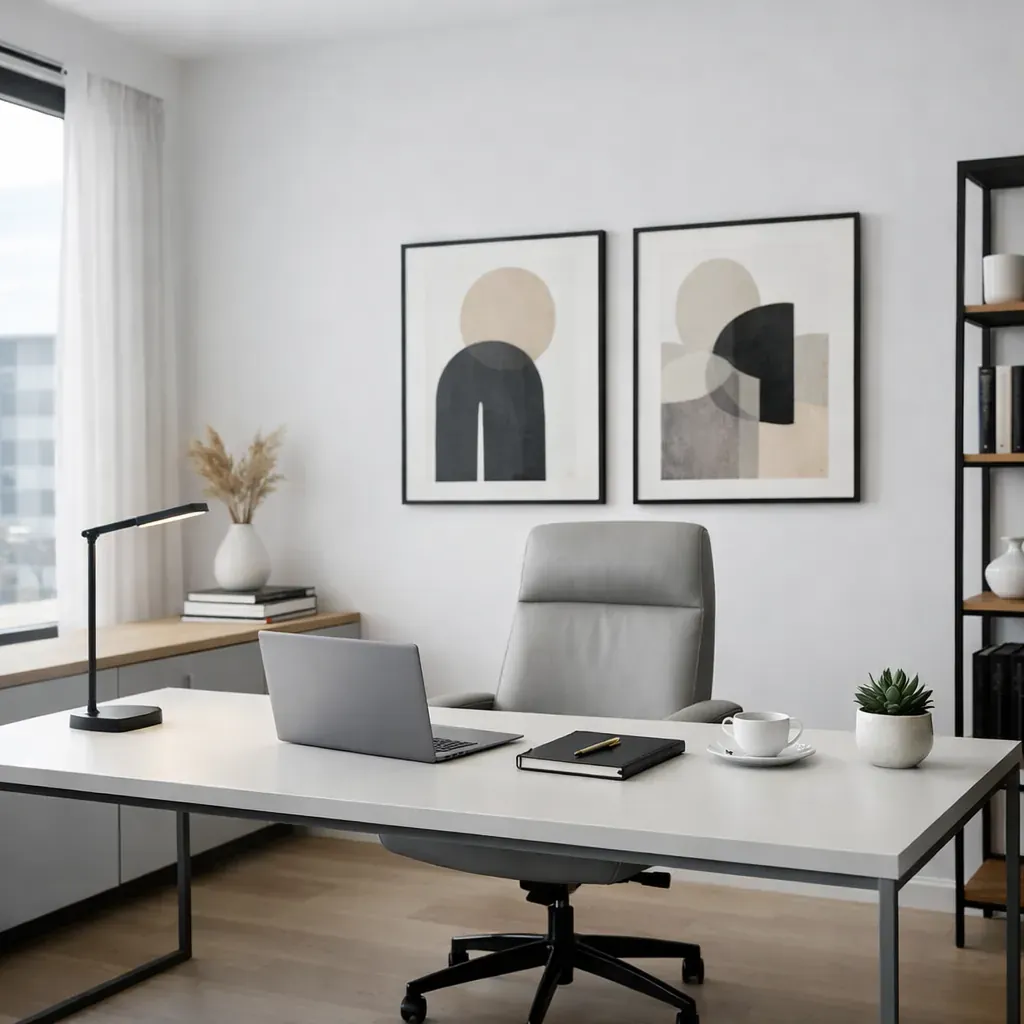 Bureau professionnel épuré